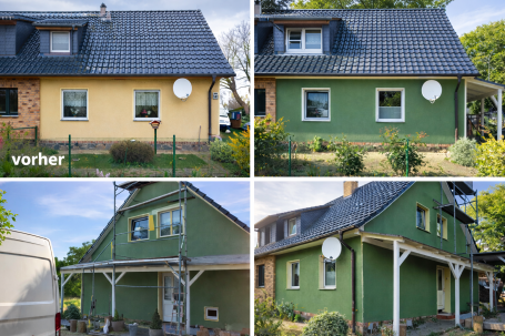 Fassade Anstrich, Dachholz Anstrich